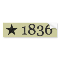 1836 bumper stickers