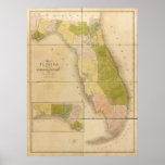 1839 Map of Florida Print