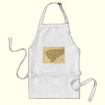 1839 North Carolina and South Carolina Map aprons