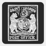 1845 St. Louis Bears Stamp, white Stickers