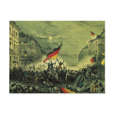1848 Revolution in Berlin Postcard by Dividenda