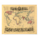 1850’s Map of British Empire Throughout the World posters by ZephyrusBooks 1850’s Map of British Empire Throughout the World posters
