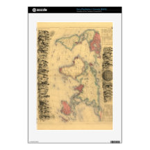 1850’s Map of British Empire Throughout the World Decal For The PS3