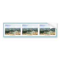 1852 Color Lithograph - View of Washington Bumper Sticker