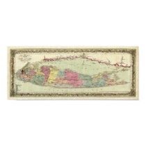 1855 Travellers Map of Long Island posters by ZephyrusBooks 1855 Travellers Map of Long Island posters