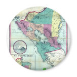 1856 Government Map of Nicaragua by A.H. Jocelyn Fridge Magnets