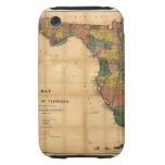 1856 Map of the State of Florida by Columbus Drew Tough iPhone 3 Covers