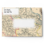 1858 Map of Ariege Department, France Envelopes