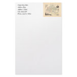 1858 Map of Ariege Department, France Personalized Stationery