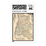 1858 Map of Drome Department, France Stamp