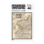1858 Map of Eure et Loir Department, France Stamp