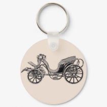 1860 Skeleton-Boot Victoria 2 Horses keychains