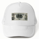 1861 Confederate Ten Dollar Note hats