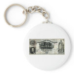 1861 Confederate Ten Dollar Note Key Chain