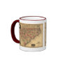 1861 North Carolina and South Carolina Map Coffee Mug