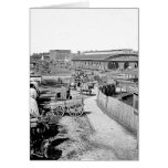 1864 Railroad Depot Atlanta Greeting Card