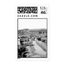 1864 Railroad Depot Atlanta Postage Stamp