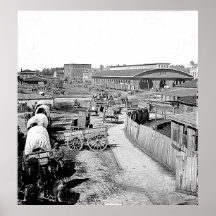 1864 Railroad Depot Atlanta Print