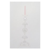 1864 silver candlestick, Warsaw, Poland Custom Stationery