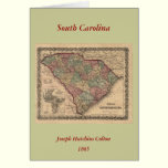 1865 South Carolina Map cards