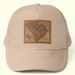 1865 South Carolina Map hats
