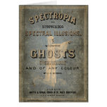 1866 Book of Ghosts - "Spectropia" Greeting Card