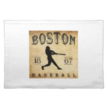 1867 Boston Massachusetts Baseball Place Mats
