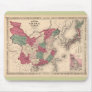 1868 Map - Johnson's China and Japan Mousepad
