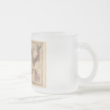 1868 Map - Johnson's China and Japan Mug