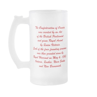 1869 CANADIAN COAT OF ARMS COFFEE MUG by CANADIAN_GIFT_SHOP