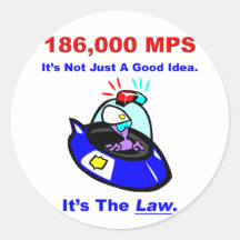 186,000 MPS Sticker