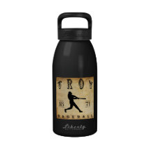 1871 Troy New York Baseball Reusable Water Bottles