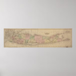 1873 Map of Long Island, New York Print