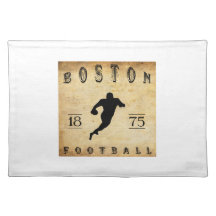1875 Boston Massachusetts Football Placemats
