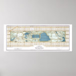 1875 Hinrichs' Guide Map of Central Park Posters