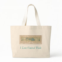 1875 Map of Central Park bags