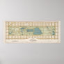 1875 Map of Central Park Poster