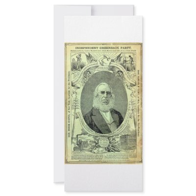 1876 Greenback Party Rack Card by JustProducts