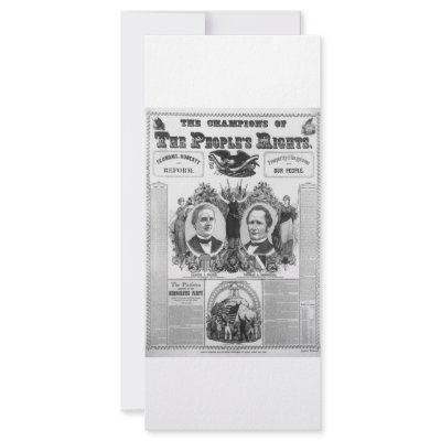 1876 Tilden - Hendricks Rack Card by JustProducts