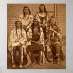 1879 Crow Indian Chiefs Fargo Dakota Territory Poster