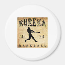 1879 Eureka California Baseball Magnets