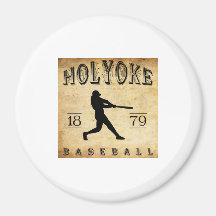 1879 Holyoke Massachusetts Baseball Refrigerator Magnet