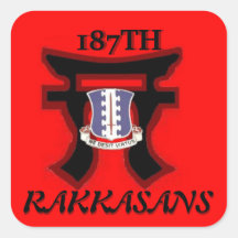 187TH Infantry Torri Design Sticker