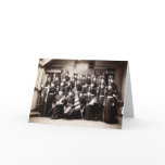 1880 Women Cadets Armed with Brooms Greeting Cards
