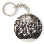 1880 Women Cadets Armed with Brooms Key Chains