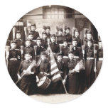 1880 Women Cadets Armed with Brooms Stickers