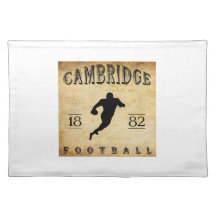 1882 Cambridge Massachusetts Football Place Mats