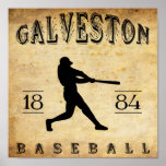 1884 Galveston Texas Baseball Posters