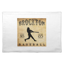 1885 Brockton Massachusetts Baseball Placemat
