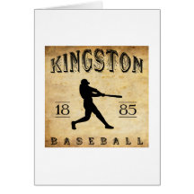 1885 Kingston New York Baseball Greeting Card